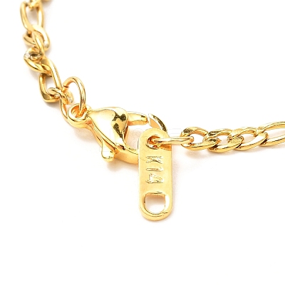 304 Stainless Steel Figaro Chains Bracelet for Men Women BJEW-JB06937-1