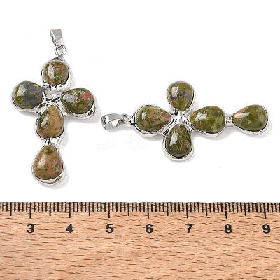 Natural & Synthetic Mixed Stone Pendants GG-CBA9F30-02P-1
