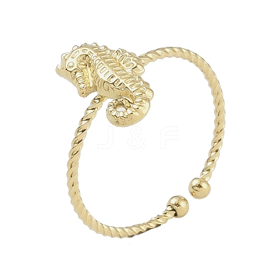 304 Stainless Steel Open Cuff Rings for Women LS-RJEW-H229-02G-01-1