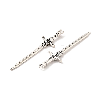 Tibetan Style Alloy Pendants TIBE-B001-37AS-1
