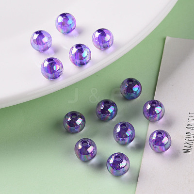 Transparent Acrylic Beads MACR-S370-B8mm-747-1
