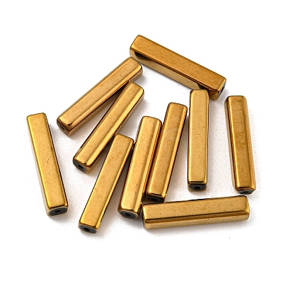 Electroplate Glass Beads GLAA-D024-01M-1