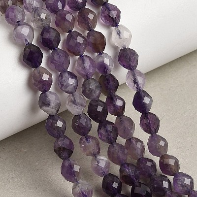 Natural Amethyst Beads Strands G-K376-F03-01-1