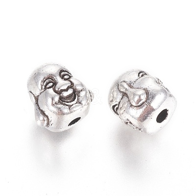 Tibetan Style Alloy Beads TIBEB-A124483-AS-FF-1
