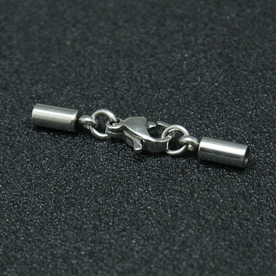 Tarnish Resistant 304 Stainless Steel Tube Cord Ends STAS-I045-49-1