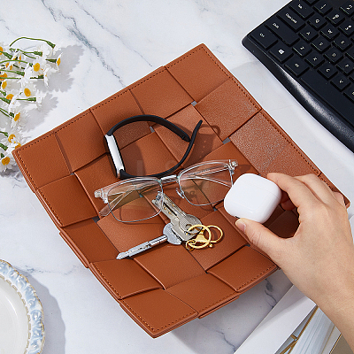 PU Imitation Leather Storage Trays AJEW-WH0609-795B-1
