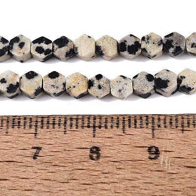 Natural Dalmatian Jasper Beads Strands GG-N002-02A-02-1