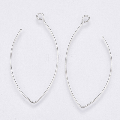 Brass Earring Hooks KK-T037-08P-NF-1