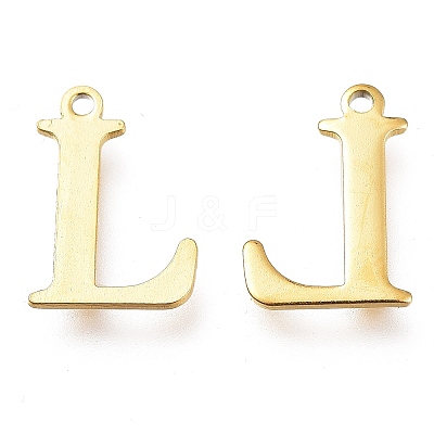 PVD Vacuum Plating  304 Stainless Steel Charms LS-STAS-H112-L-G-1