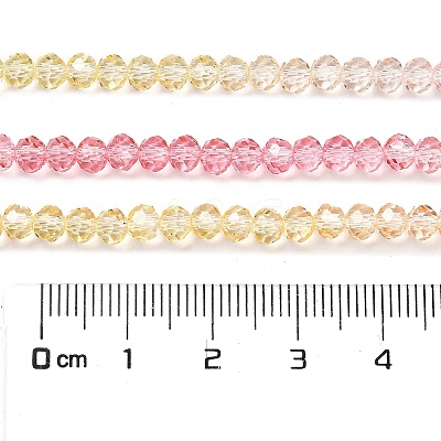Transparent Painted Glass Beads Strands DGLA-A034-T3mm-A09-1