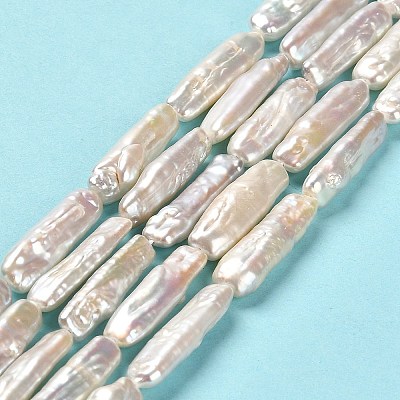 Natural Keshi Pearl Beads Strands PEAR-J007-23-1