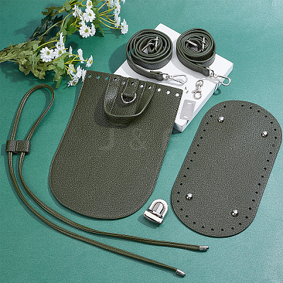 PU Leather Shoulder Bag Making Kits DIY-WH0209-77-1