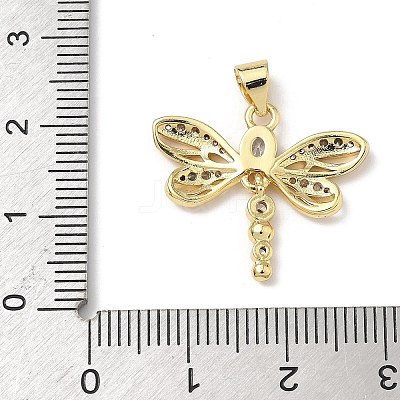 Brass Micro Pave Cubic Zirconia Pendants KK-Q068-09A-G-1