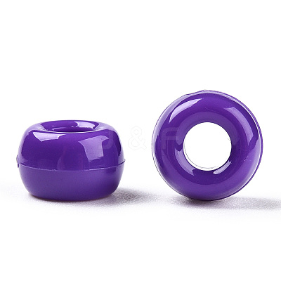 Opaque Plastic Beads KY-T025-01-F08-1