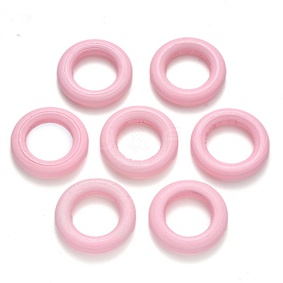 Spray Painted Maple Wood Linking Rings WOOD-N005-06B-1
