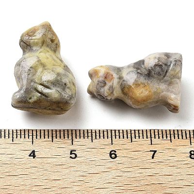 Natural Crazy AgateCarved Figurines DJEW-L023-B05-1