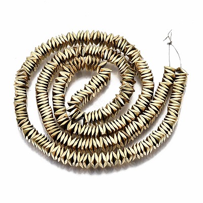 Electroplate Non-magnetic Synthetic Hematite Beads Strands X-G-T114-56G-1