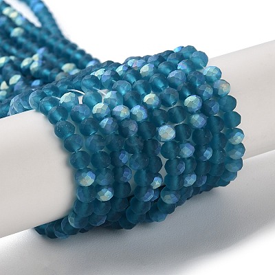 Imitation Jade Glass Beads Strands EGLA-YW0003-19B-24-1