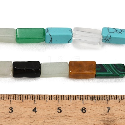 Natural & Synthetic Mixed Stone Beads Strands GG-CBA5B6F-G01-01-1