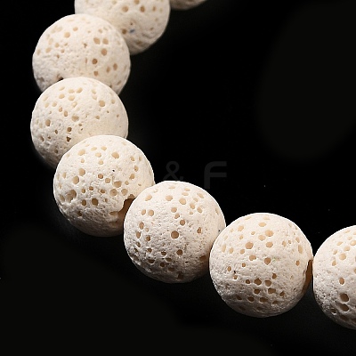 Natural Lava Rock Bead Strands G-L435-03-8mm-11-1