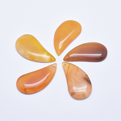 Natural Agate Pendants G-K238-07E-1