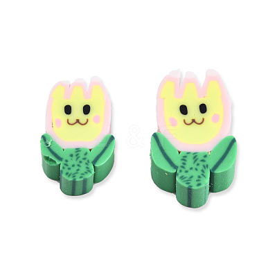 Handmade Polymer Clay Beads CLAY-N008-068-A01-1