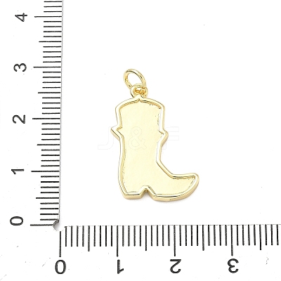Brass Pendants KK-C156-04B-G-1