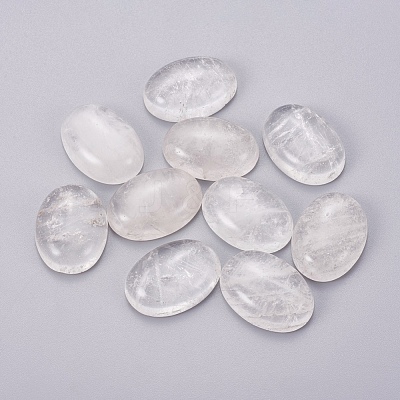 Natural Quartz Crystal Cabochons G-I219-07A-1