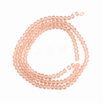 Glass Beads Strands EGLA-A034-T6mm-D21-1