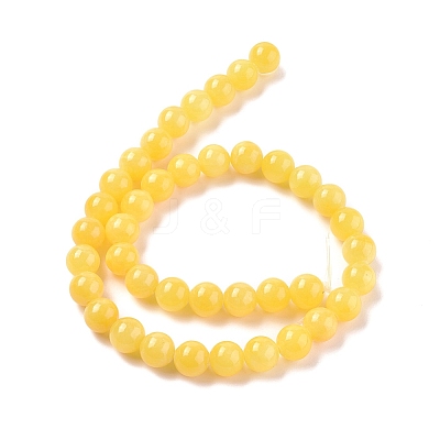 Natural Mashan Jade Beads Strands LS-G-H1626-10MM-06-1