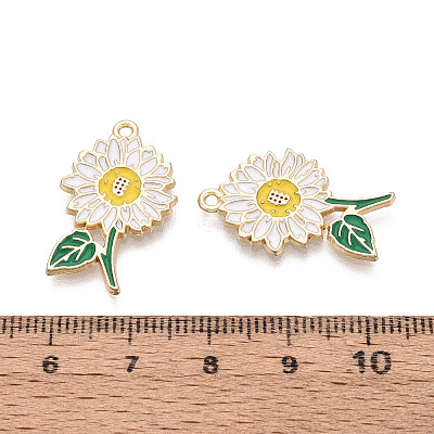 Alloy Enamel Pendants ENAM-T024-32A-G-1