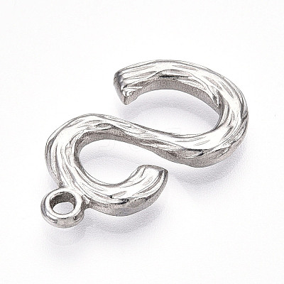 304 Stainless Steel Pendants STAS-N117-01P-S-1