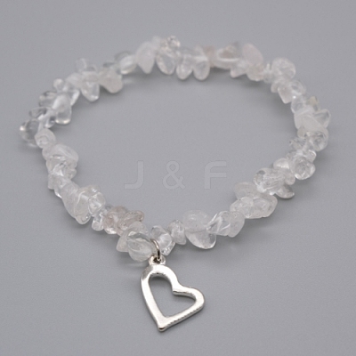 Alloy Charm Bracelets BJEW-JB02481-04-1