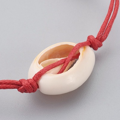 Cowhide Waxed Cotton Cord Bracelets BJEW-JB04082-1