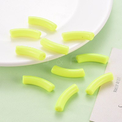 Opaque Acrylic Beads X-MACR-S372-002B-S023-1