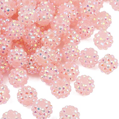 AB-Color Resin Rhinestone Beads RESI-S315-10x12-19-1