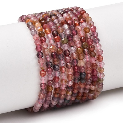 Natural Multicolor Spinel Beads Strands GG-CBAA8F4-B08-3mm-1