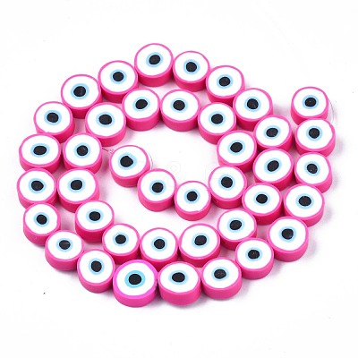 Handmade Polymer Clay Beads Strands CLAY-S096-041C-1