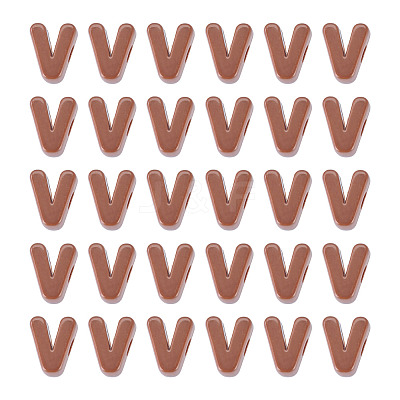 Opaque Acrylic European Beads LS-OACR-TAC0019-006V-1