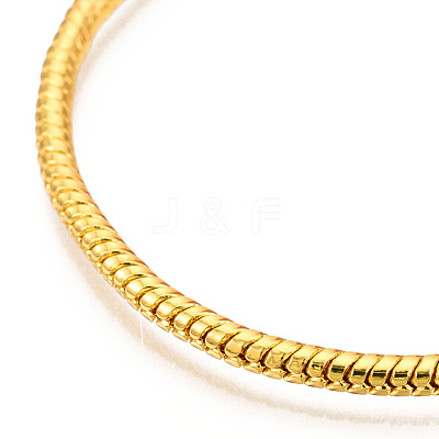 Brass European Style Bracelet Making MAK-R011-03G-1