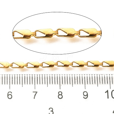 304 Stainless Steel Oval Link Chains CHS-H035-02B-G-1