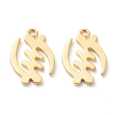 Brass Pendants KK-Z010-16G-1