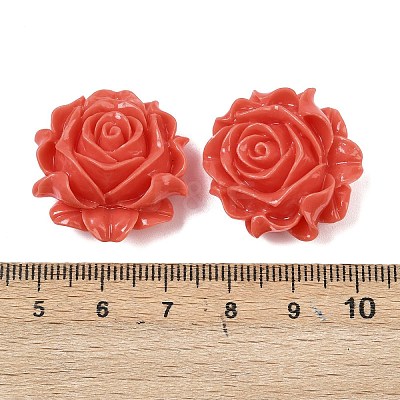 Dyed Synthetic Coral Carved Beads CORA-Z001-01C-1