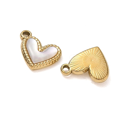 Natural Freshwater Shell Pendants SA-CBA11D7-24A-G-1