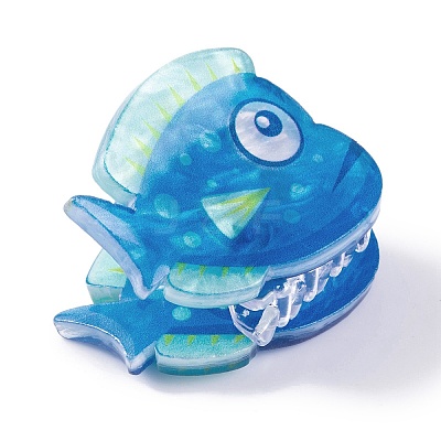 Cute Mini Tropical Fish Acrylic Claw Hair Clips PHAR-A012-04A-1