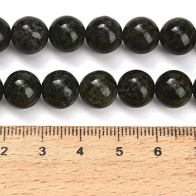 Natural Green Diopside Beads Strands GG-CBA993B-A01-10mm-1