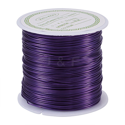 Round Copper Beading Wire for Jewelry Making YS-TAC0004-0.6mm-08-1