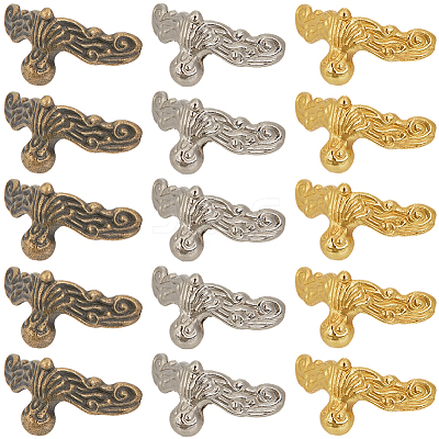 48Pcs 3 Colors Zinc Alloy Corner Protectors FIND-CY0001-81-1