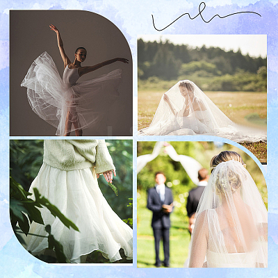Polyester Mesh Fabric DIY-WH20009-40K-1