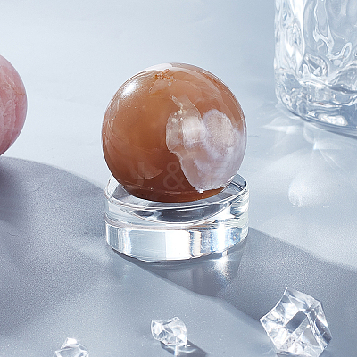 Glass Crystal Ball Holder AJEW-WH0270-724B-1
